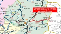 Bingöl-Muş Karayolu Tır Trafiğine Kapalı