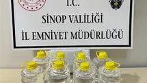Sinop'ta Kaçak Alkol Operasyonu