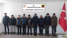 Erzurum'da Düzensiz Göçmen Operasyonu
