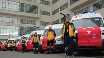 İzmir'e Yeni Ambulanslar Katıldı