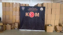 Antalya'da Kaçak Makaron Operasyonu