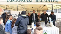 Osmangazi'de Cuma Bereketi Paylaşıldı