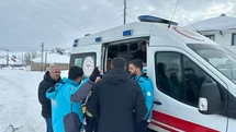 Bingöl'de Zorlu Kış Şartlarında Sağlık Müdahalesi