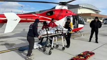 Bahçesaray'da Yaralanan Çocuk Helikopterle Van'a Sevk Edildi