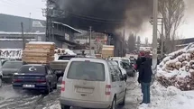 Erzurum'da Kereste Fabrikasında Patlama