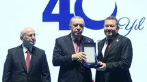 Nazım Torbaoğlu'na Cumhurbaşkanı'ndan Plaket