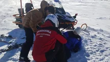 Uludağ’da mahsur kalan vatandaşlara JAK timi müdahale etti