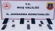 Muş'ta Kaçak Cep Telefonu Operasyonu