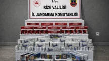 Rize'de Kaçak Sigara Ele Geçirildi