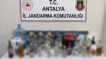 Kemer'de Kaçak İçki Operasyonu