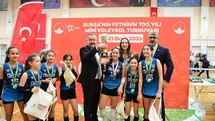 Mini Voleybol turnuvası’nda ödüller sahiplerini buldu