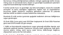 Diyarbakır'da Gösteri Yasağı Uygulaması