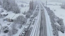 Uşak-Ankara karayolu 3 saat trafiğe kapandı