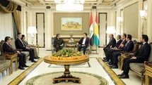 Mazlum Abdi ve Barzani Görüştü