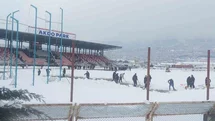 Kahramanmaraş'ta Kar Yağışı Maçı Erteledi