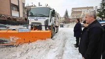 Şahinbey'de Karla Mücadele Çalışmaları Devam Ediyor