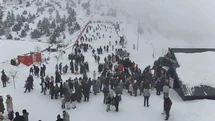 Ergan Kayak Merkezi sömestirde doldu taştı