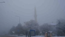 Erzurum'da Sis Ulaşımı Aksattı