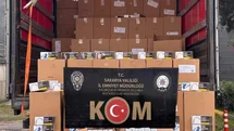 Sakarya'da Durdurulan Tırda 6 Milyon Kaçak Makaron