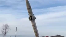Eski Camii Minaresi Yıkıldı