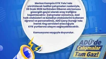 Aydın'da ADÜ Yolu Kapatılıyor