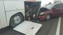 Sivas'ta Zincirleme Trafik Kazası
