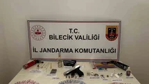 Bilecik’te uyuşturucu ve silah ele geçirildi