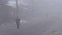 Kars'ta yoğun sis hayatı olumsuz etkiliyor