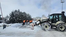 Aydıntepe’de Karla Mücadele Çalışmaları Sürüyor