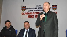 Oltu'da Şoförler Odası Seçimi Yapıldı