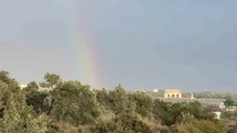 Aydın'da Gökkuşağı Görsel Şölen Yarattı