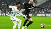 Beşiktaş Konyaspor Maçında İlk Yarı 1-1 Beraberlikle Tamamlandı