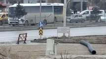 Malatya'da Otobüs ve Otomobil Çarpıştı