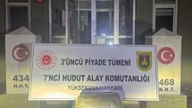 Hakkâri'de Sınırda Uyuşturucu Ele Geçirildi