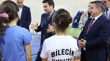 Bilecik'te Cimnastik Antrenmanları İncelendi
