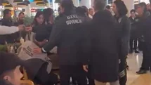 İstanbul'da Alışveriş Merkezinde Kavga