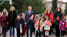 Ertuğrulgazi İlkokulu'nda Bayrak Temalı Ders