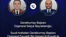 Genelkurmay Başkanı Bayraktaroğlu'ndan Suudi Arabistan'a Telefon Görüşmesi