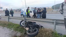 Antalya'da Motosiklet Kazası