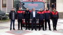 Söğüt Belediyesi araç filosuna yeni itfaiye aracı kazandırıldı