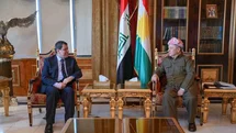 KDP Başkanı Barzani, SDG Elebaşıyla Görüştü