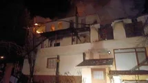 Safranbolu'da 3 Katlı Evde Yangın Çıktı