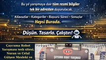 Çaycuma'da Robot Yarışması Web Sitesi Yayında