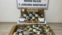 Mersin'de Kaçak Makaron Operasyonu