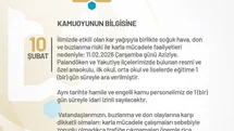 Erzurum'da Eğitime Ara Verildi