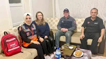 Tavşanlı'da AFAD Gönüllüleri Depremzedeleri Ziyaret Etti