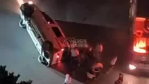 Kontrolden Çıktı, Devrildi, Yan Yattı! Çiftlikköy'de Gece Kazası