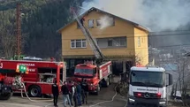 Kastamonu'da Çatı Yangını Kontrol Altına Alındı