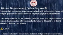 Gülnar İçin Kritik Uyarı: Kuvvetli Sağanak Kapıda!