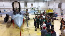 Amasya'da Lise Öğrencileri F-16 Kokpitinde